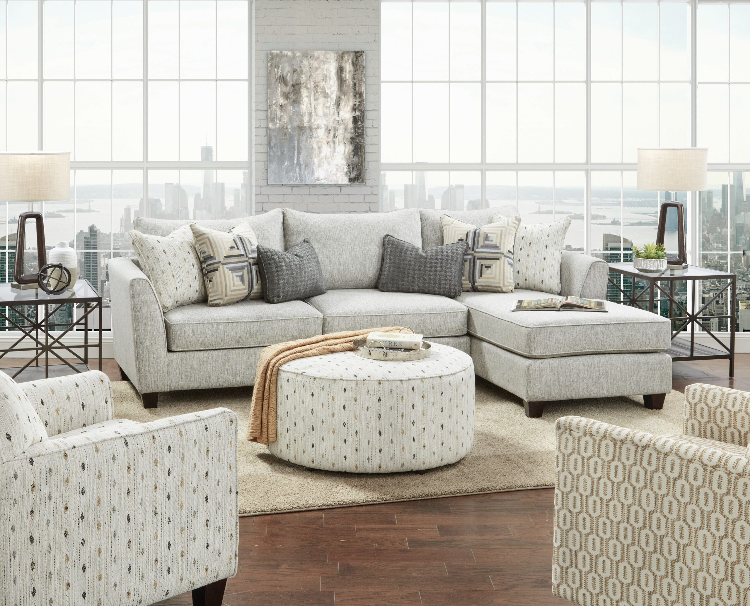 Palm Beach Iron LAF Chaise