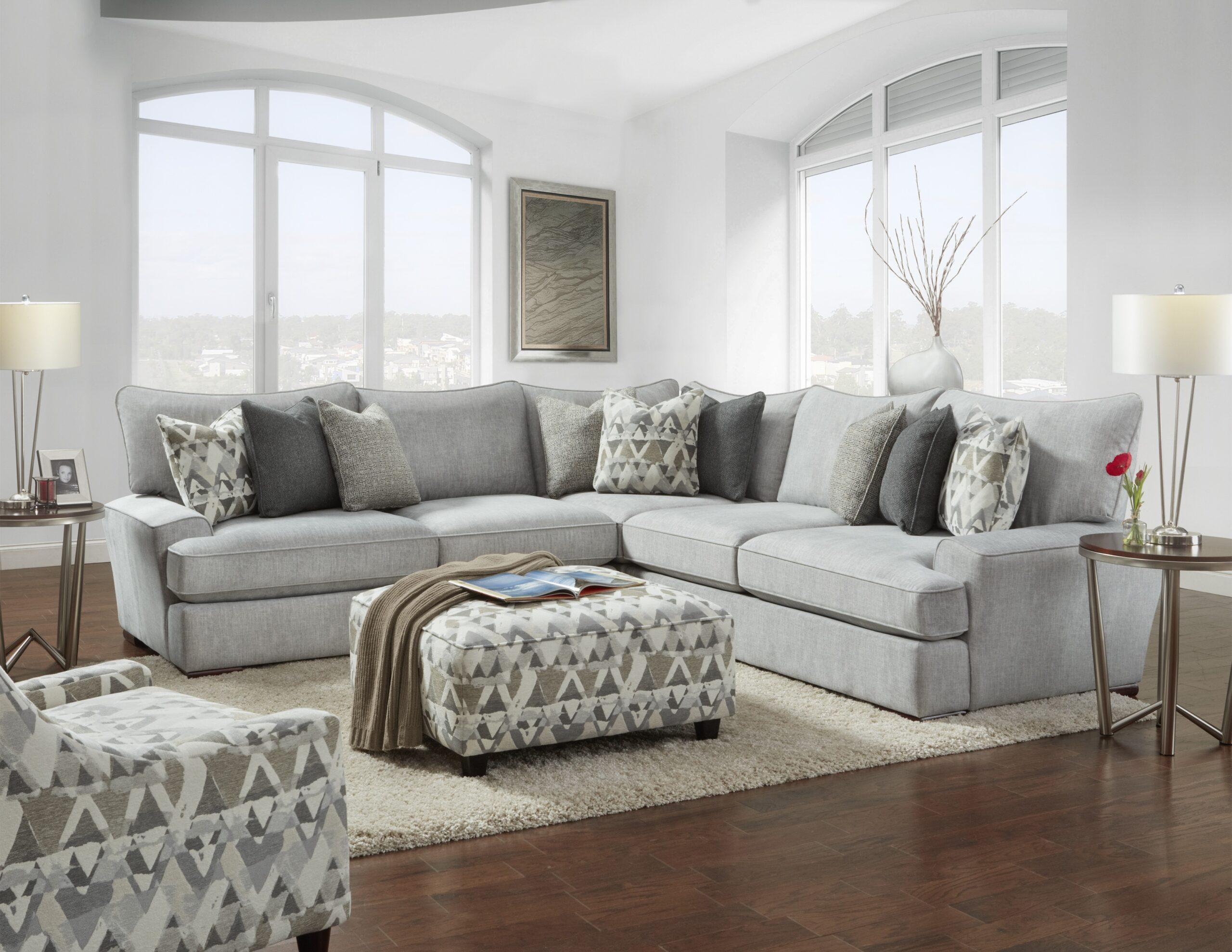 Alton Silver (Armless Chair)
