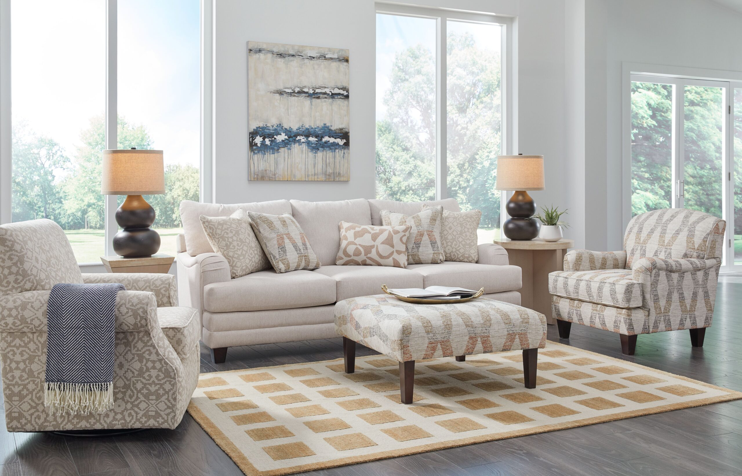 Blair Cream Chair 1/2