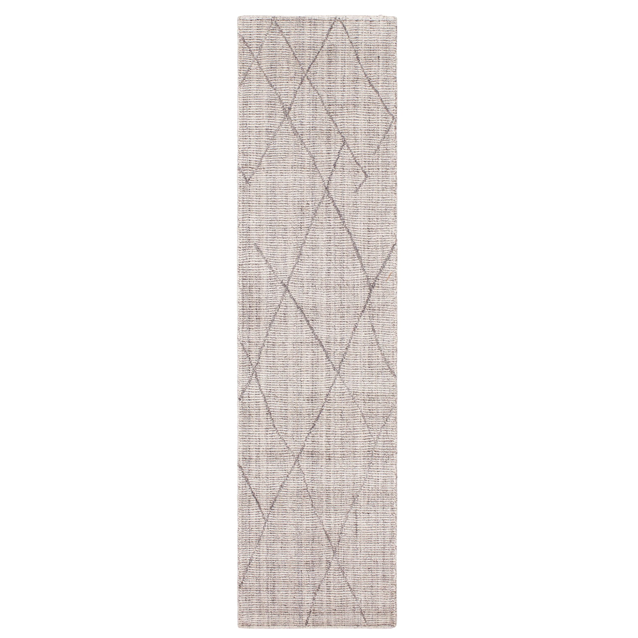 635845336aa3cdd4168fba7fcc339ef6 Tangier Tribal Diamond Silver - 2' X 8' Runner - Image 1