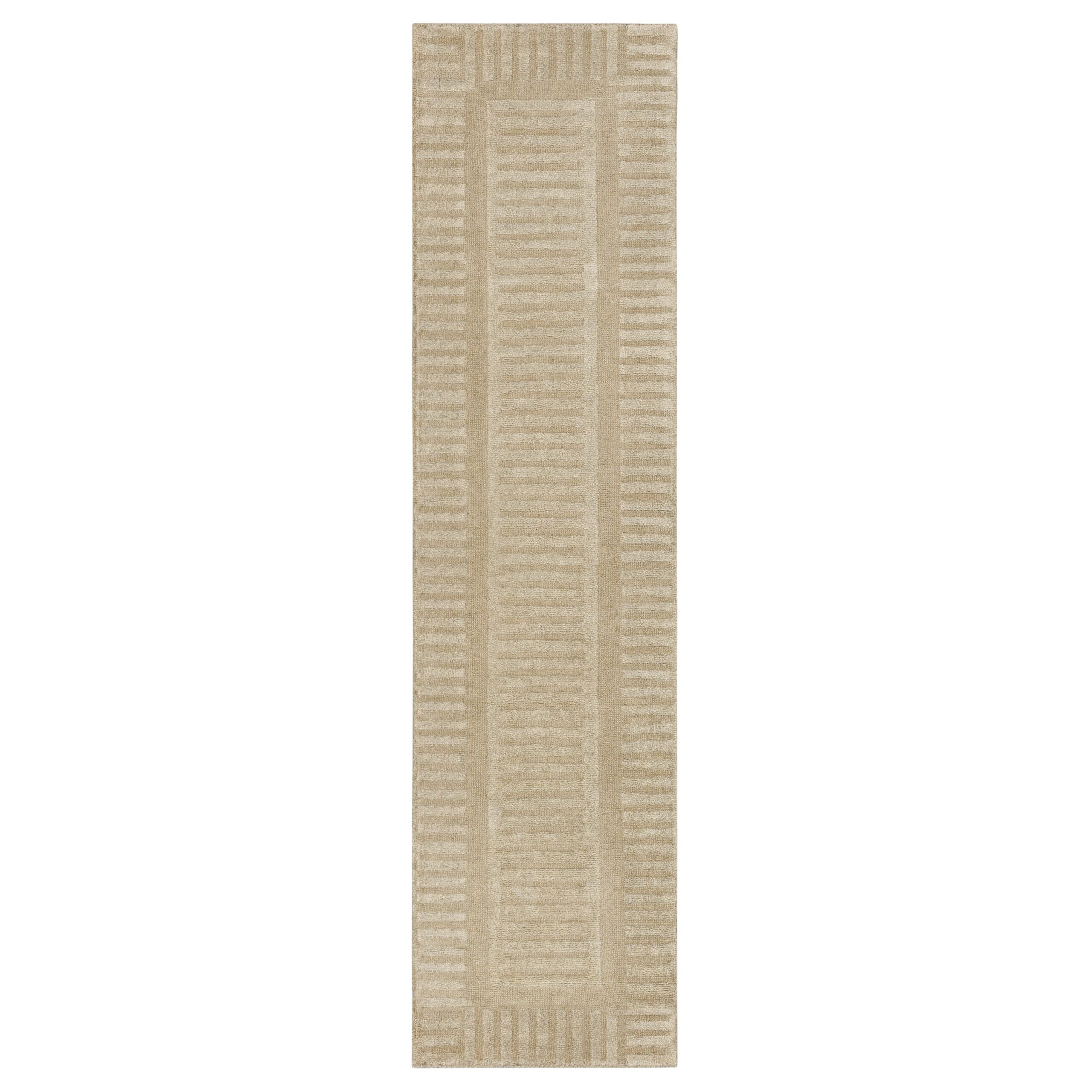 Terra Firma Cream by Bobby Berk - 2' X 8' Runner