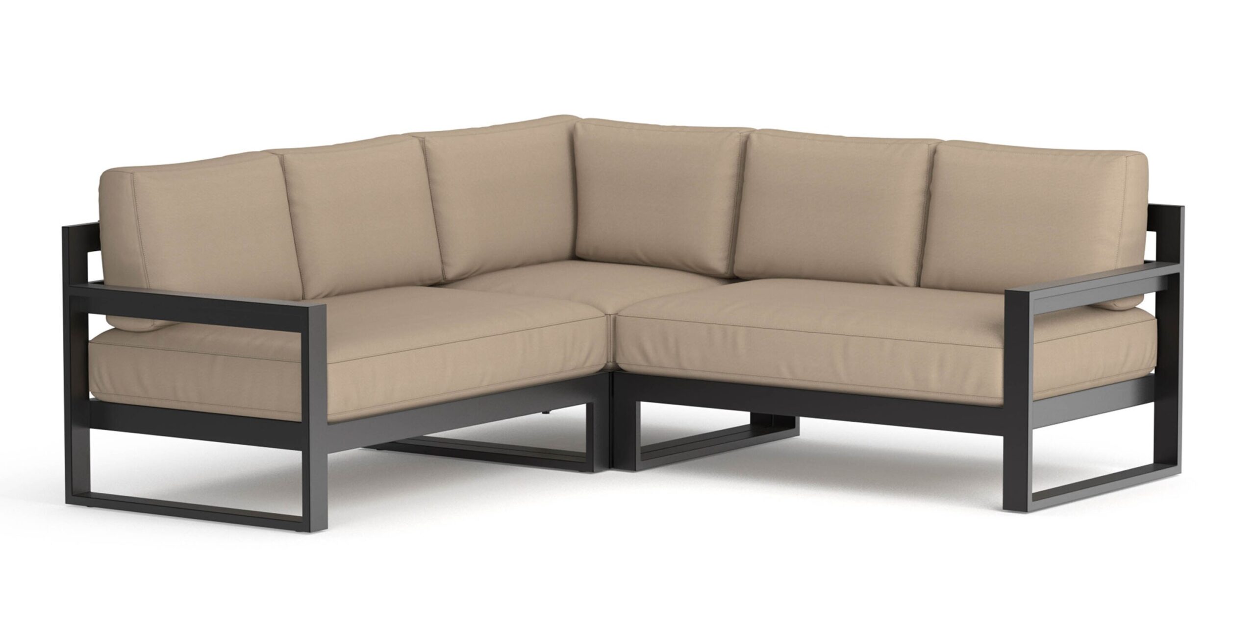8a300323202bd3e0cca11ad4e1e0b948 Bonavista Outdoor Track Arm Sectional - Image 1