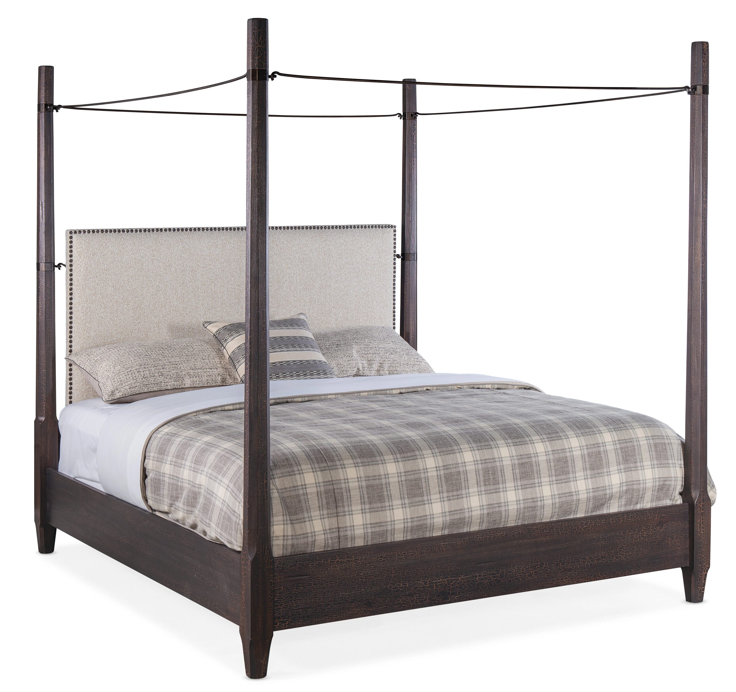 7058107bbd2c6f42b3a0ebf102e3b3ad Big Sky Cal King Poster Bed withcanopy - Image 1