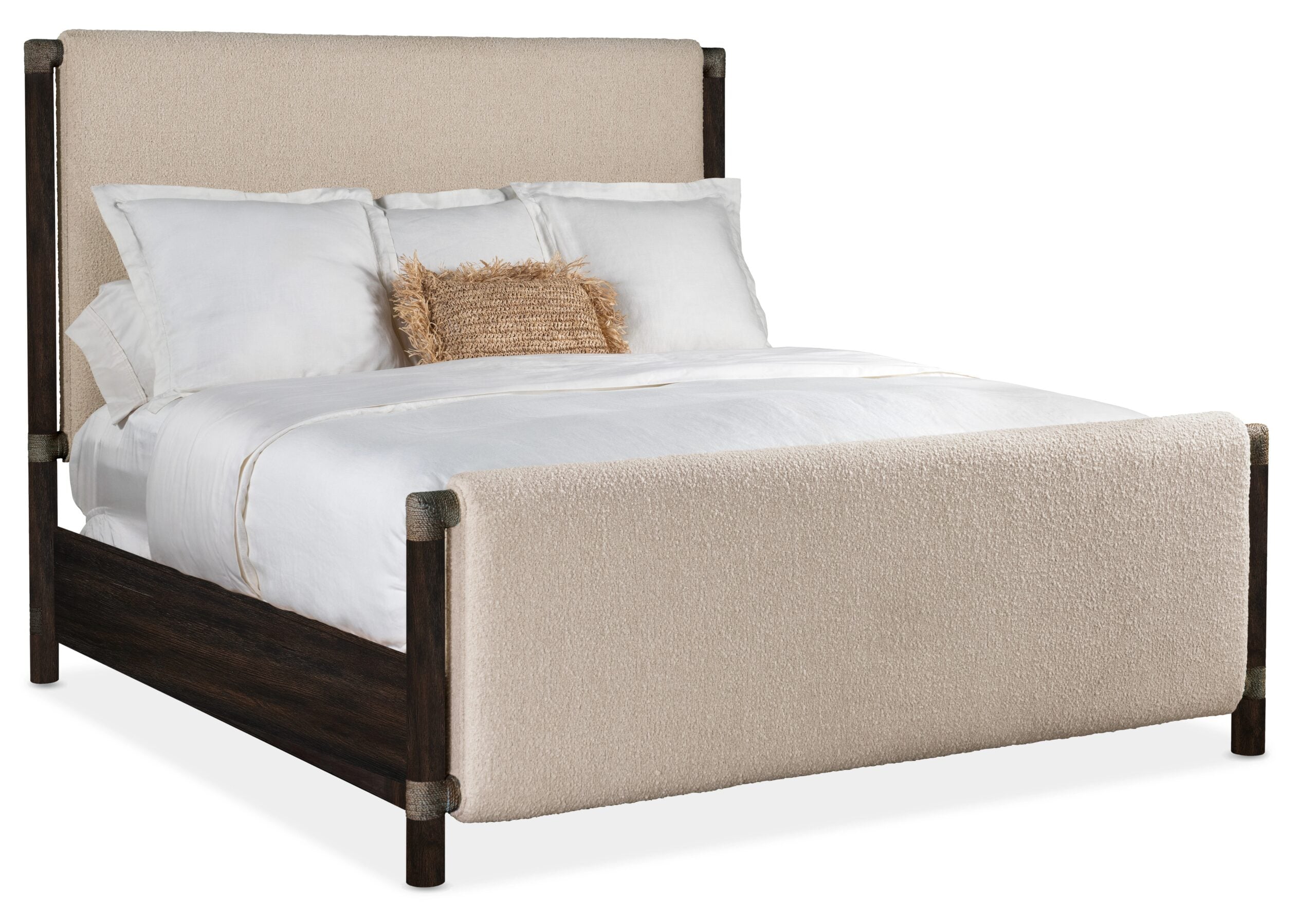 Retreat King Upholstered Panel Bed