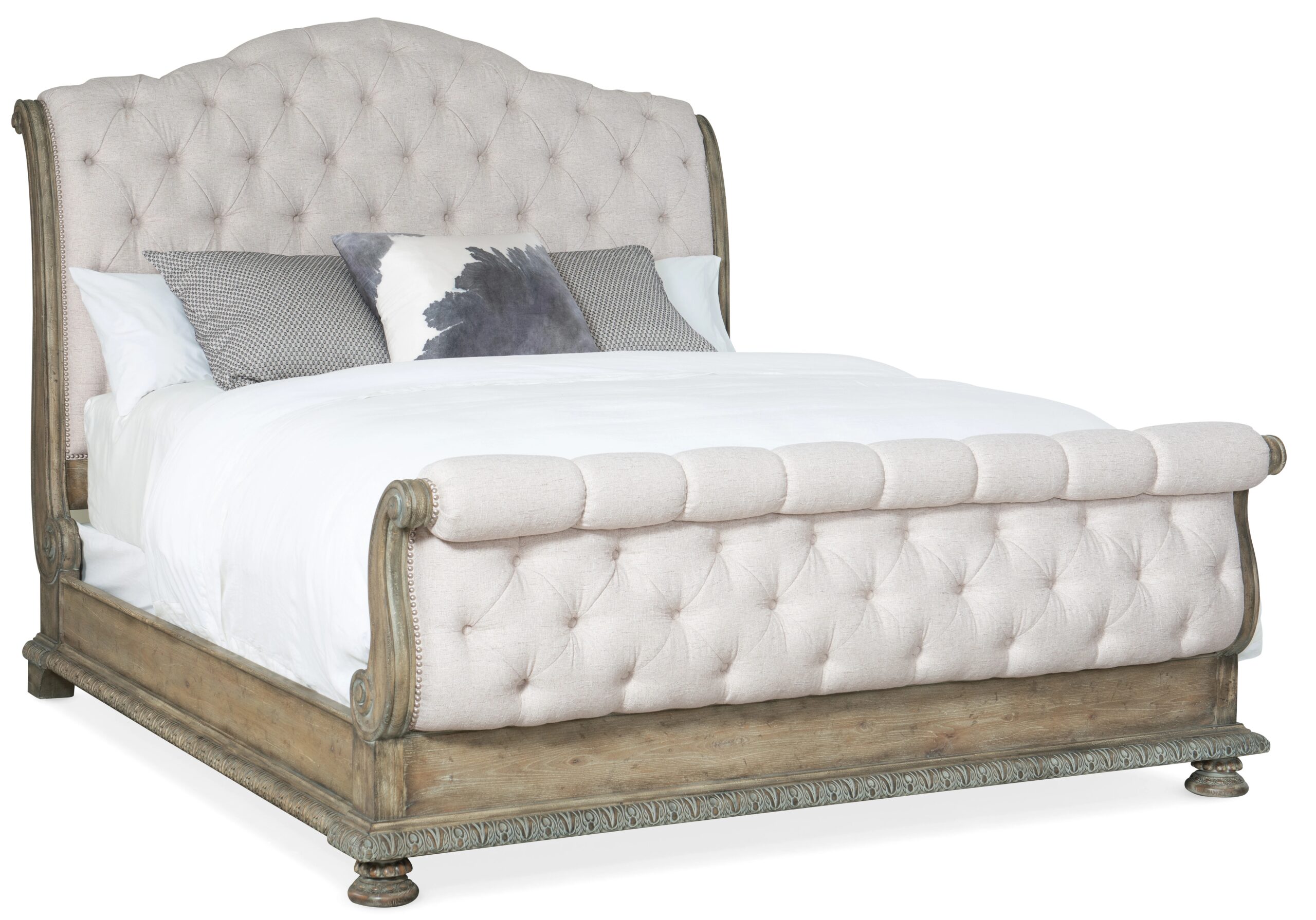 930e54e1e490e68cb0b42e5b410a9663 Castella King Tufted Bed - Image 1