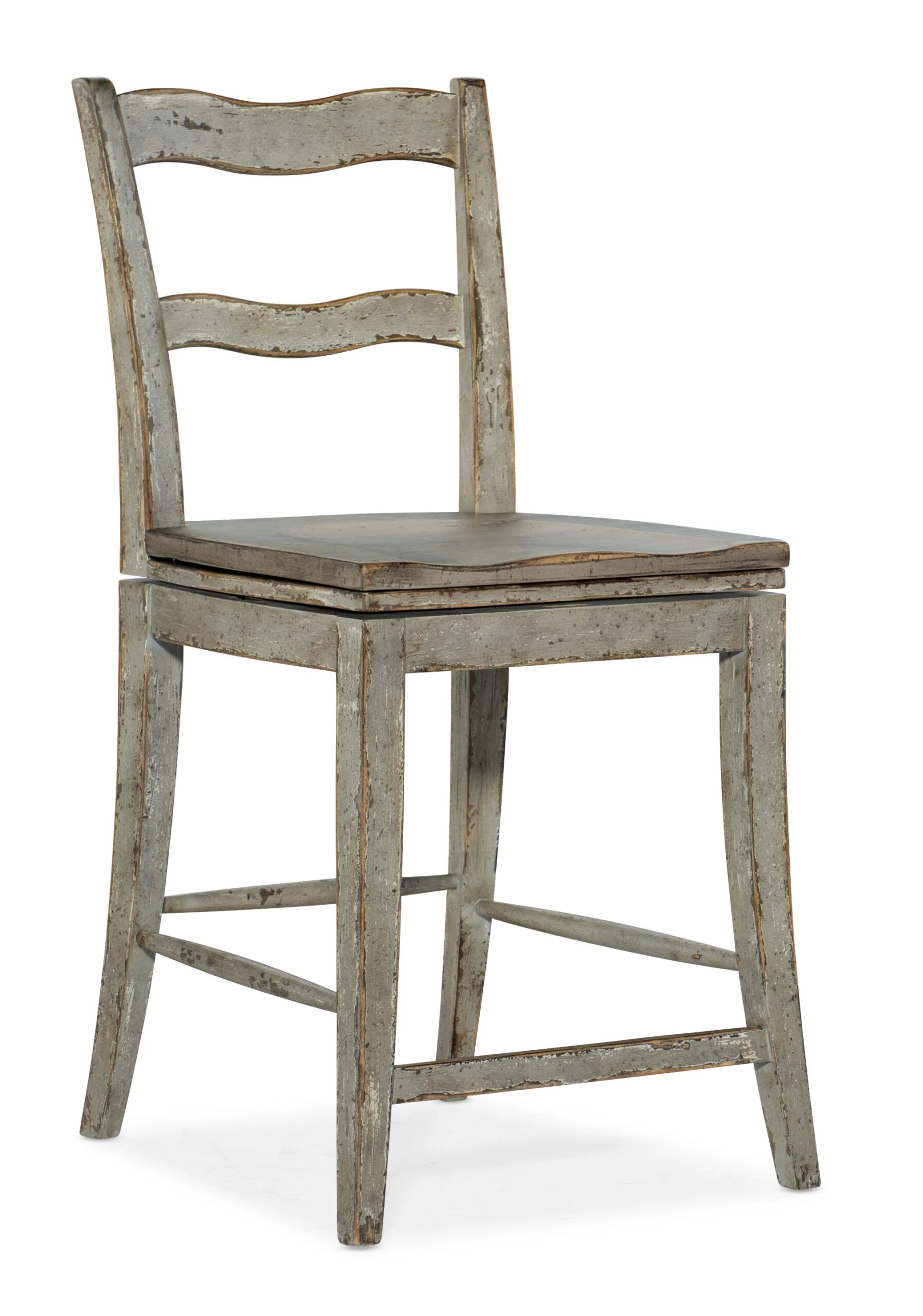 d387b3088cadf52457db24bdc60ee5d1 Alfresco La Riva Ladder Back Swivel Counter Stool - Image 1