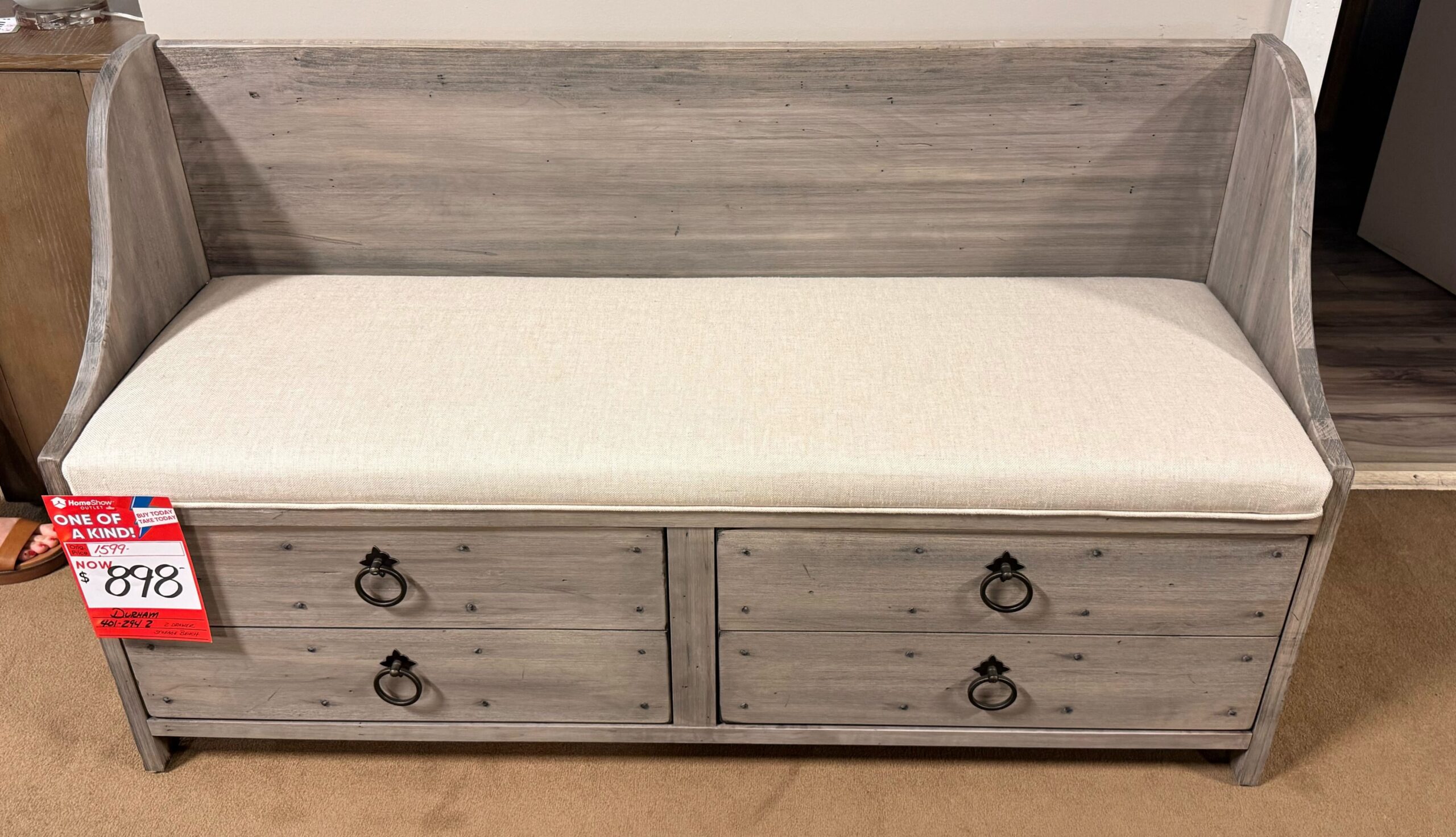 Durham Storage Bench